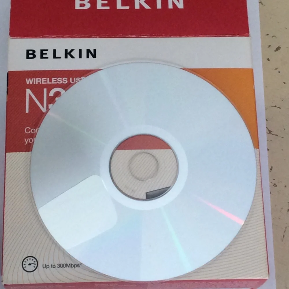 Belkin N300 Wireless USB Adapter plus disk